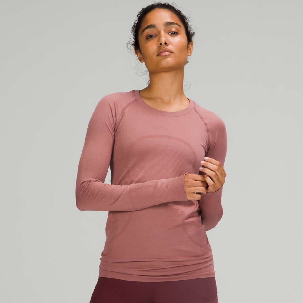 Lululemon swiftly tech long sleeve shirt 2.0 spiced chai